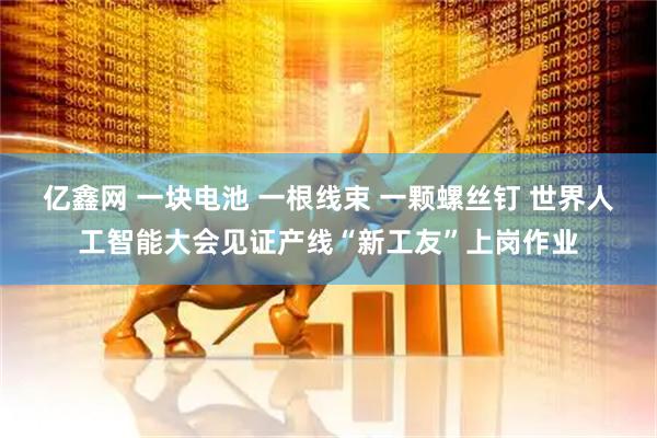 亿鑫网 一块电池 一根线束 一颗螺丝钉 世界人工智能大会见证产线“新工友”上岗作业