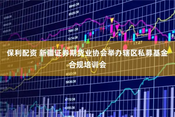 保利配资 新疆证券期货业协会举办辖区私募基金合规培训会